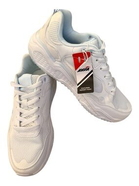 Avia White Women's Athletic Memory Foam Sneakers activewear eclecticgrandpa sz 9